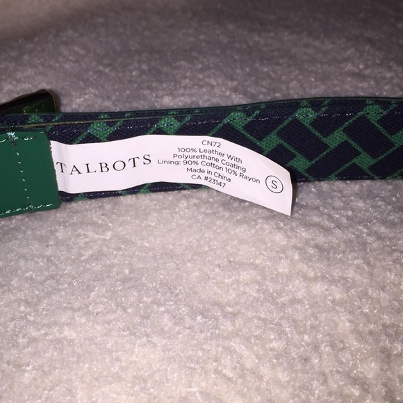 Talbots Green Leather Belt - Picture 4 of 4